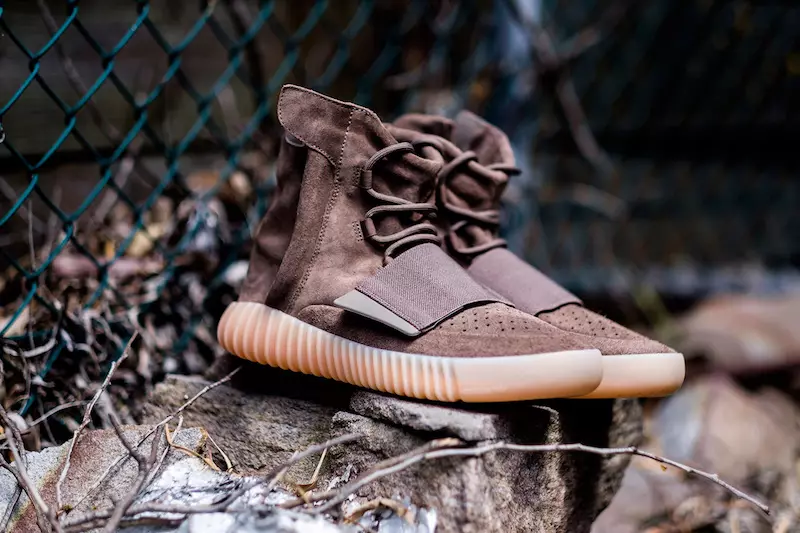 adidas Yeezy Boost 750 Ayaklı Çikolata Açık Kahve