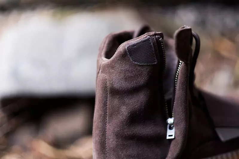 Adidas Yeezy Boost 750 Chocolate Light Brown On Foot