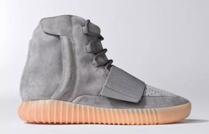 אַדידאַס Yeezy 750 באָאָסט ליכט גרוי גומע מעלדונג טאָג