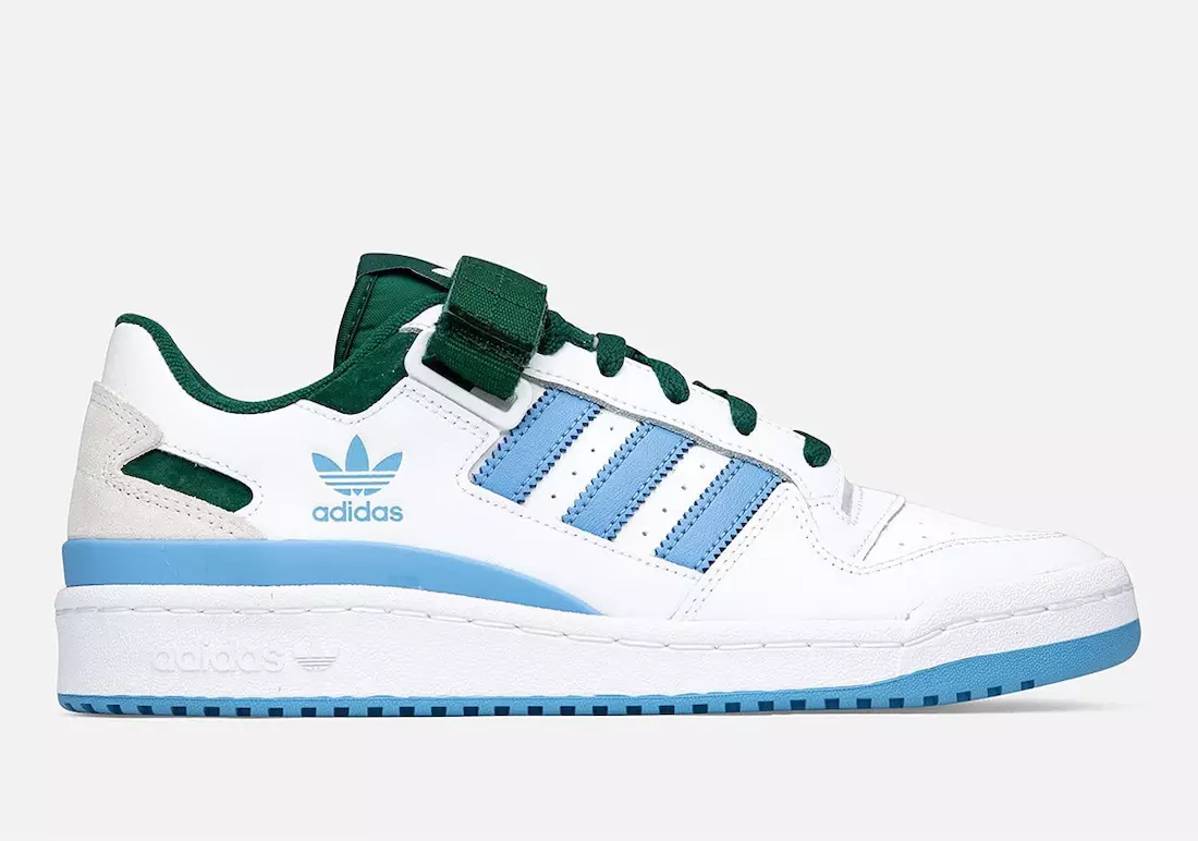 Η adidas συνδυάζει UNC Blues με Spartan Greens σε αυτό το φόρουμ Low