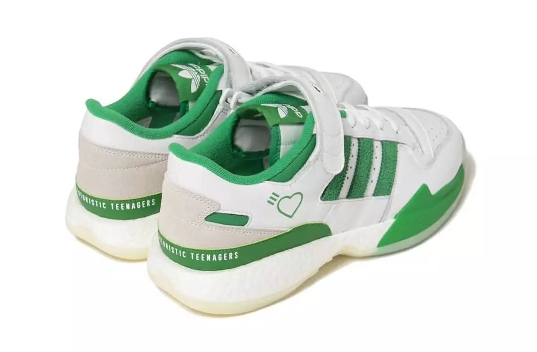 Human Made adidas Forum Low White Green Release Date