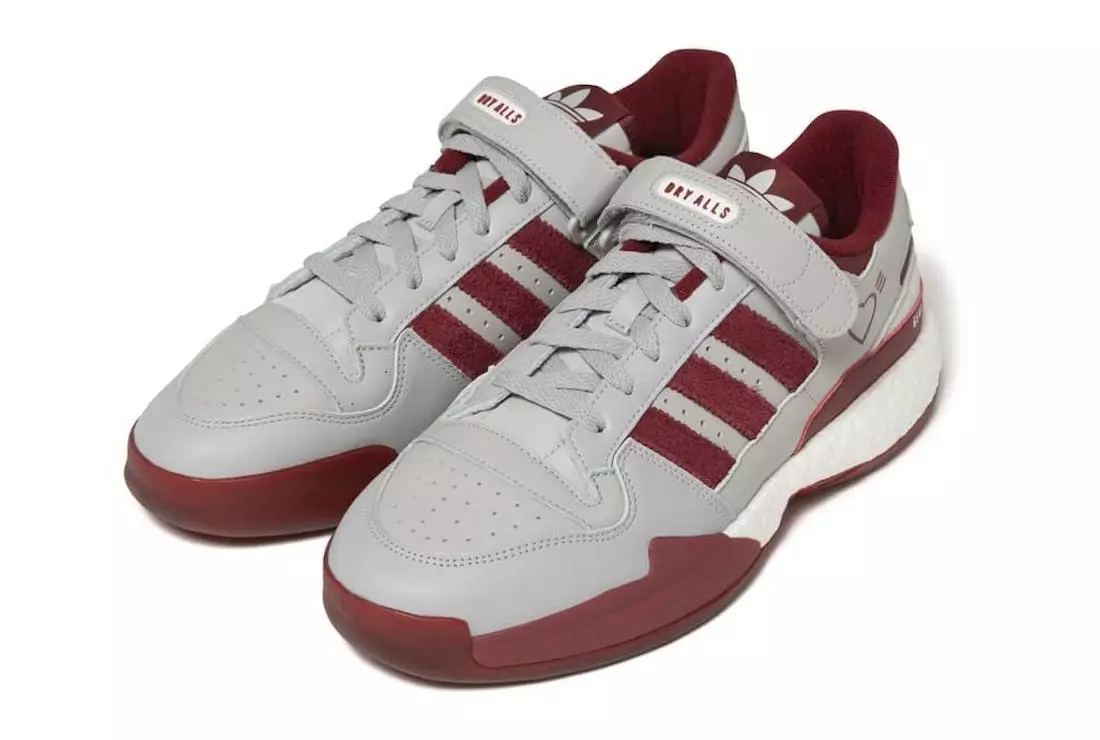 Human Made adidas Forum Low Grey Red Data di rilascio