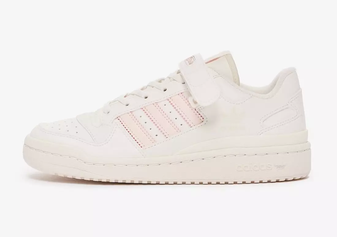 Adidas Forum Íseal Eisiúint i Sail agus Pink for Spring