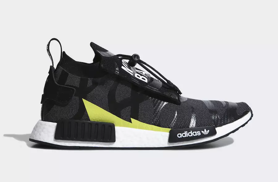 Officiella bilder på Bape x Neighborhood x adidas NMD STLT