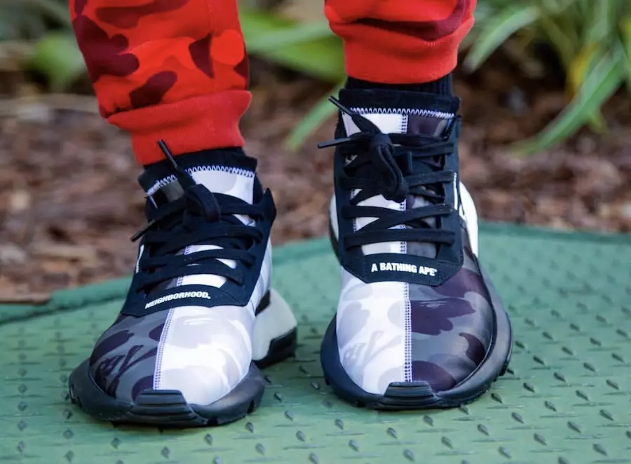 BAPE x Neighborhood x adidas POD S3.1 Di Kaki