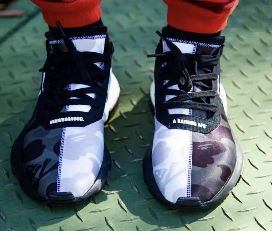 BAPE x Neighborhood x adidas POD S3.1 オンフィート