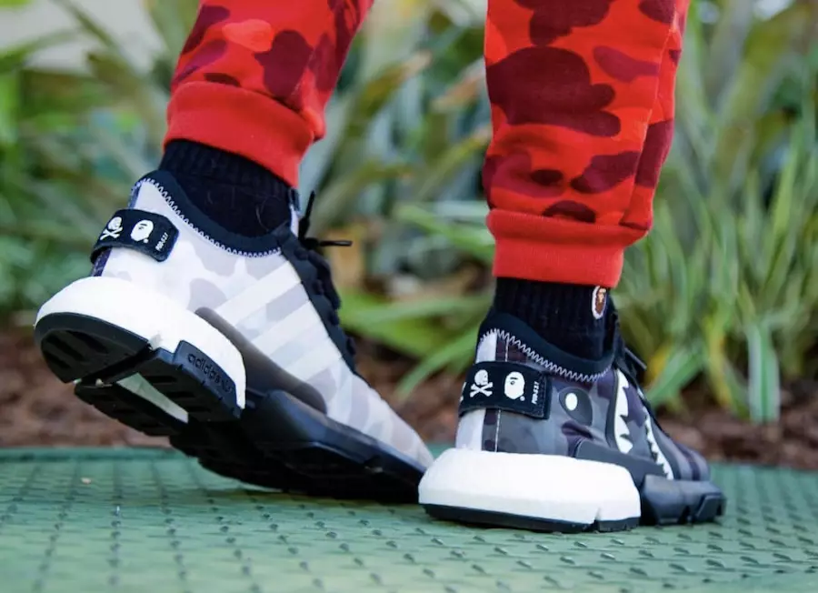 BAPE x Neighborhood x adidas POD S3.1 オンフット