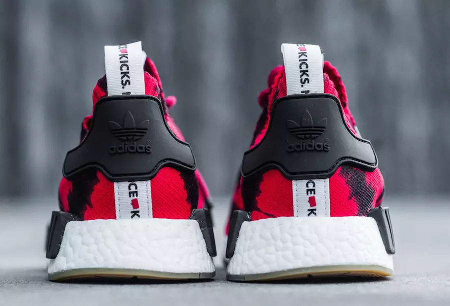 ナイス キックス x アディダス NMD ランナー ブラック レッド ホワイト