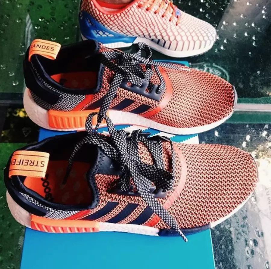 adidas NMD ნარინჯისფერი წითელი შავი