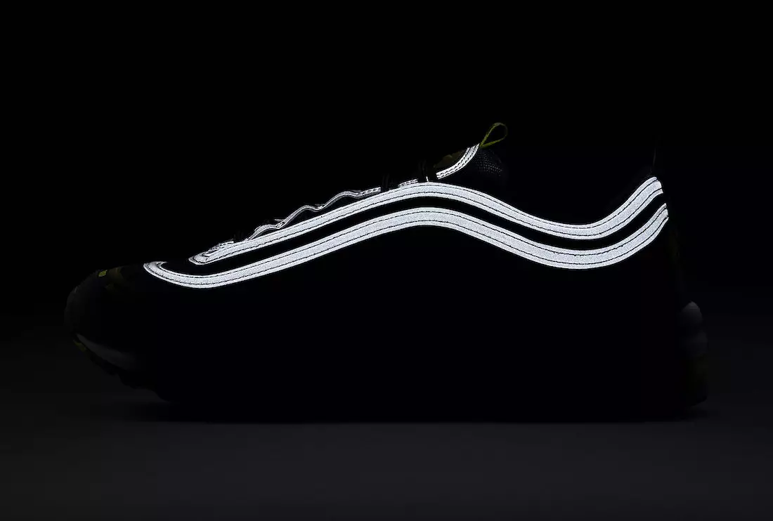 Ósigraður Nike Air Max 97 Black Volt DC4830-001 Útgáfudagur