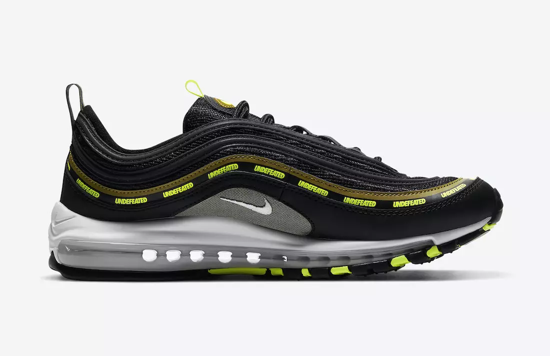 Ubeseiret Nike Air Max 97 Black Volt DC4830-001 Utgivelsesdato