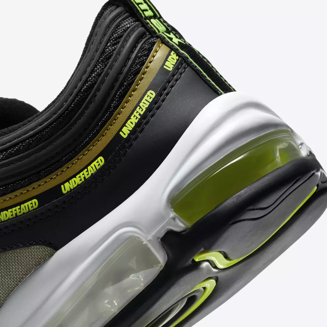 Nepremagani Nike Air Max 97 Black Volt DC4830-001 Datum izdaje