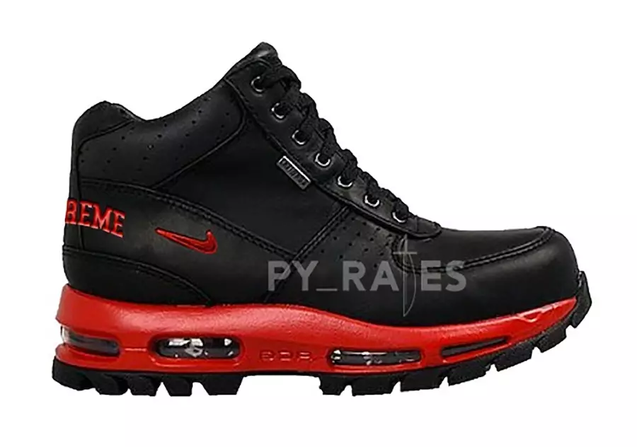 Supreme Nike Air Max Goadome Fire Red Black გამოშვების თარიღი