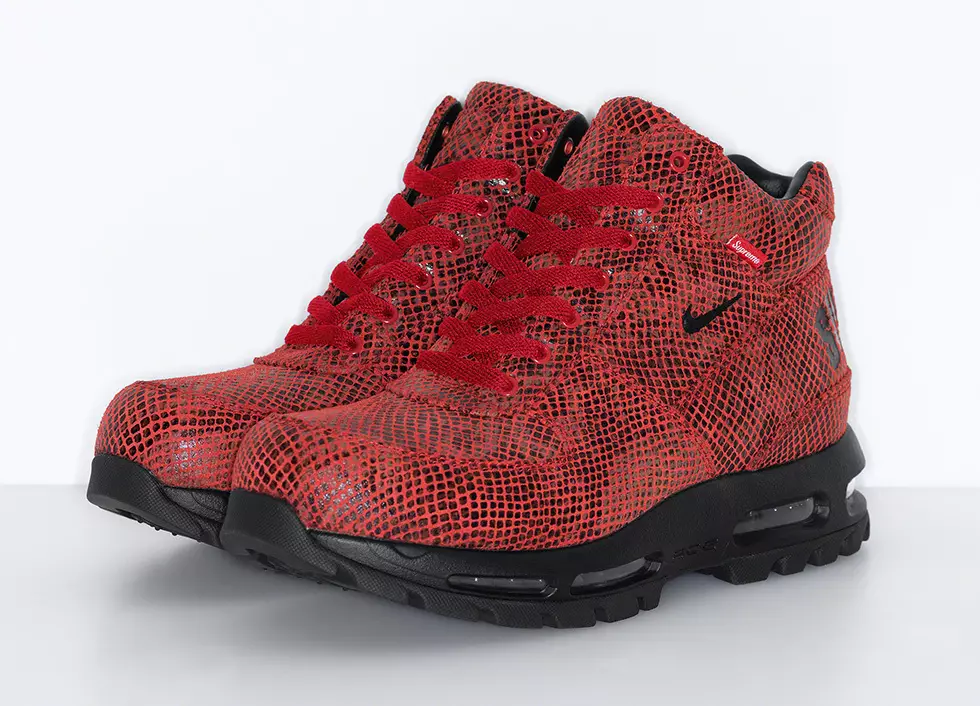 Supreme Nike Air Max Goadome Red Release Datum