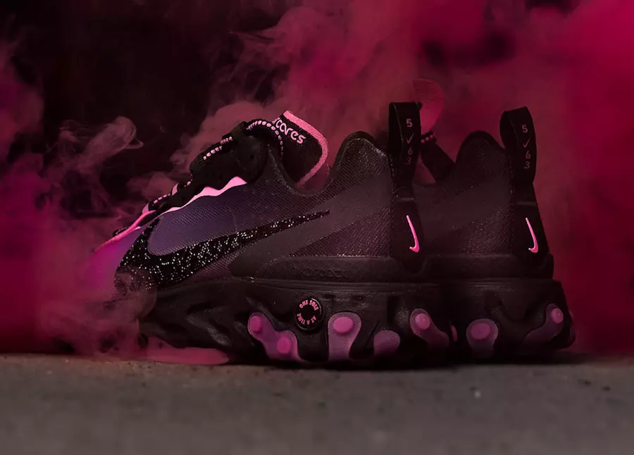 Spor Ayakkabı Odası Nike React Element 87 Pembe Meme Kanseri Çıkış Tarihi