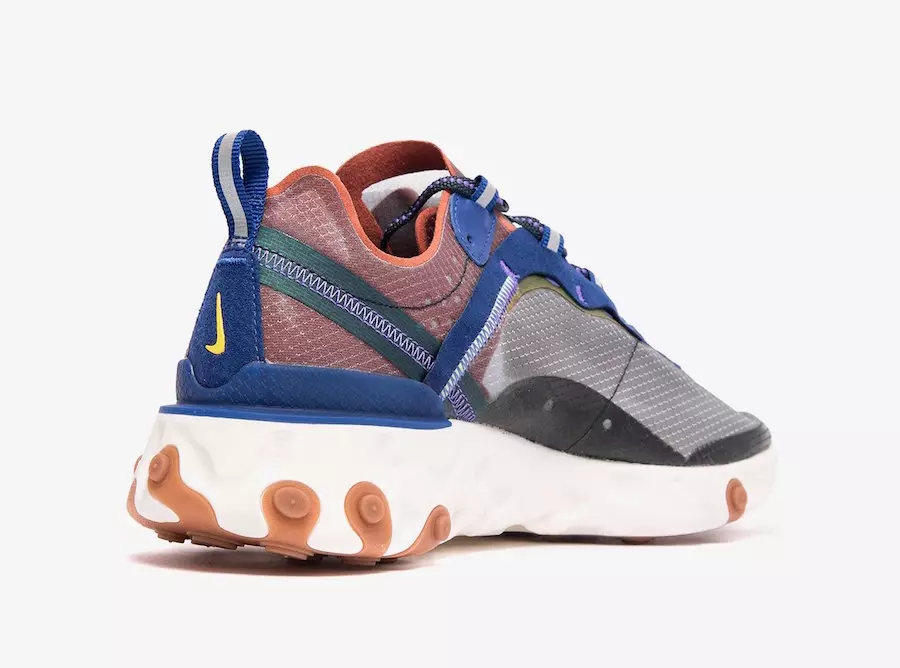 Nike React Element 87 Dusty Peach AQ1090-200 Data de lançamento