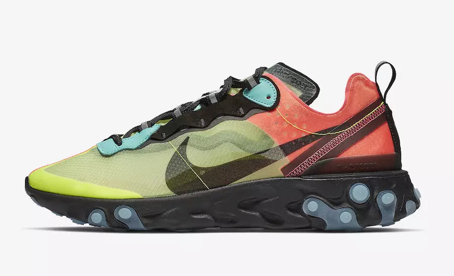 Nike React Element 87 voltu sacīkšu rozā AQ1090-700 izlaišanas datums