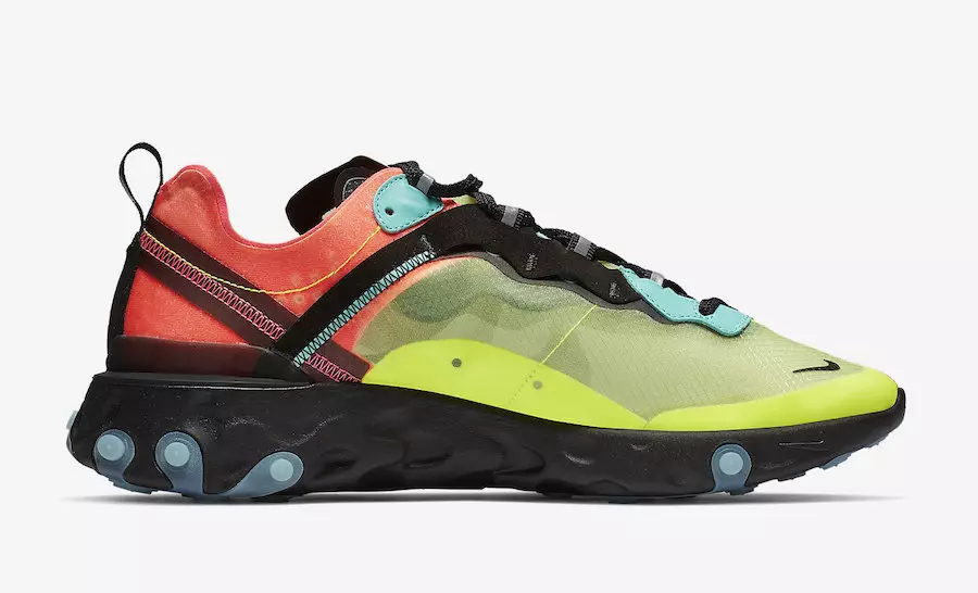 Nike React Element 87 Volt Racer Pink AQ1090-700 Дата на издаване