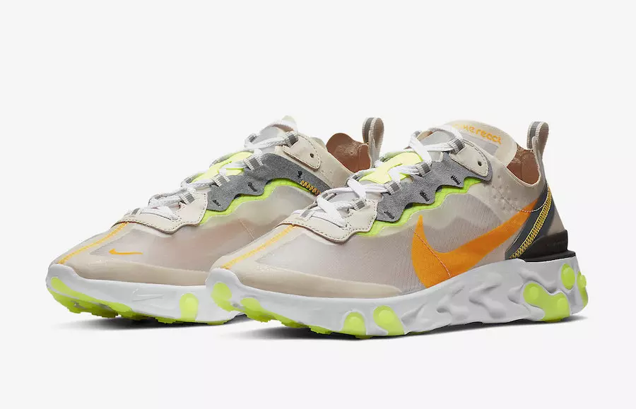 Nike React Element 87 Light Orewood Brown AQ1090-101 Tanggal Rilis