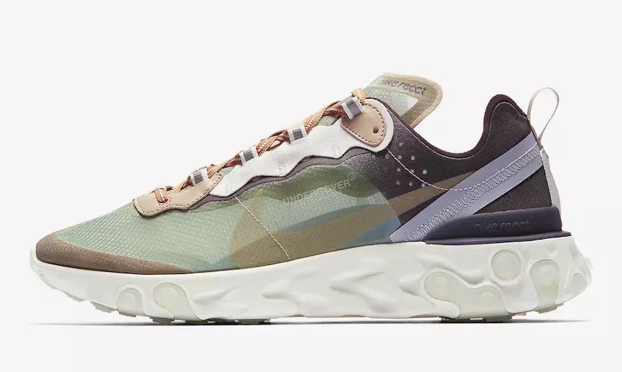 UNDERCOVER x Nike React Element 87 BQ2718-300 Data lansării