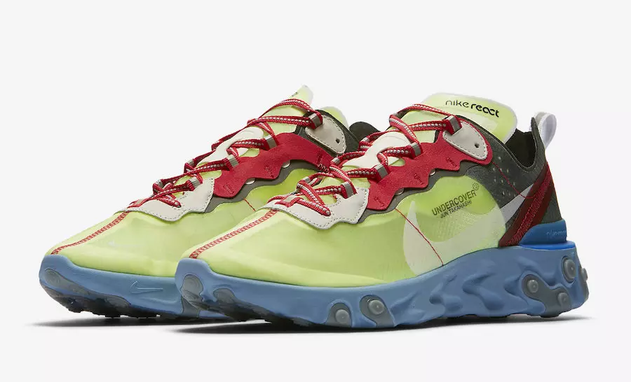 UNDERCOVER x Nike React Element 87 BQ2718-700 Udgivelsesdato