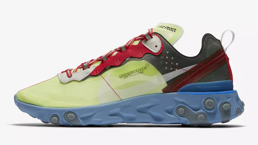 UNDERCOVER x Nike React Element 87 BQ2718-700 تاريخ الإصدار