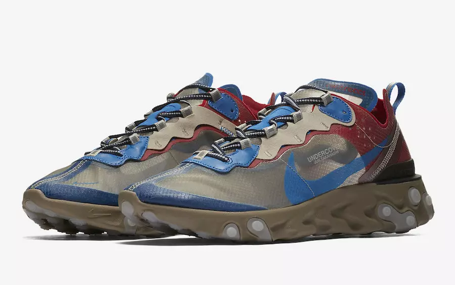 UNDERCOVER x Nike React Element 87 BQ2718-200 Թողարկման ամսաթիվ