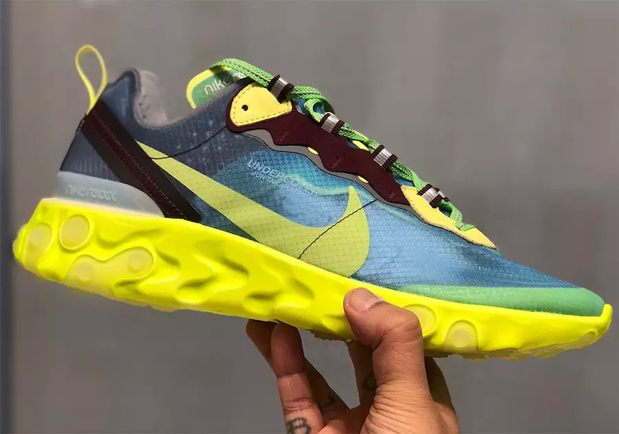 UNDERCOVER x Nike React Element 87 Yellow