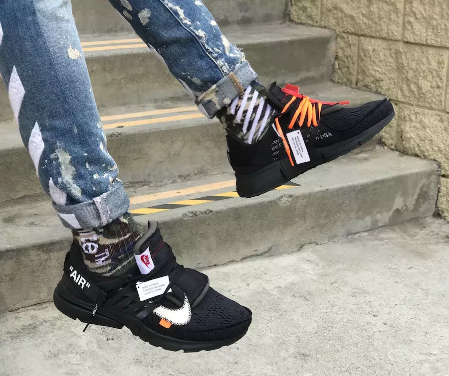 Ոչ սպիտակ Nike Presto Black On-Foot