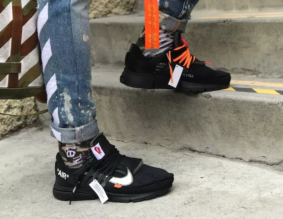 אוף-ווייט Nike Presto Black On-Foot