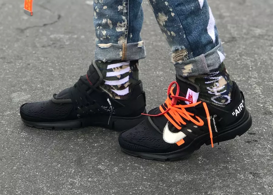 Off-White Nike Presto Black On-Foot