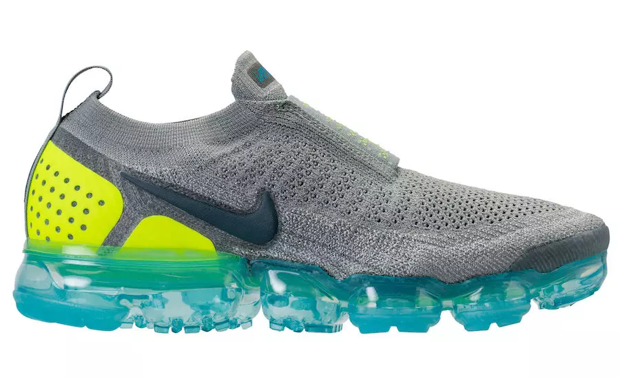 Nike Air VaporMax Flyknit Moc 2 Mica Vert Volt Néo Turquoise AH7006-300