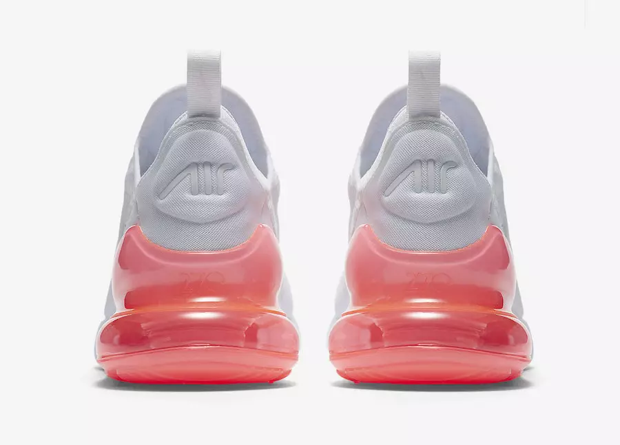 Nike Air Max 270 v bílé barvě a Hot Punch na Air Max Day