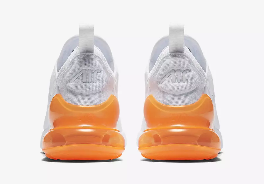 Nike Air Max 270 White Total Orange AH8050-102