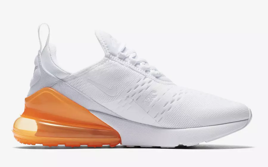 Nike Air Max 270 Biały Całkowity Pomarańczowy AH8050-102