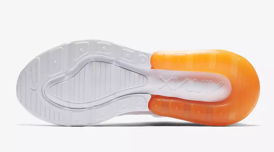 Nike Air Max 270 White Total Orange AH8050-102