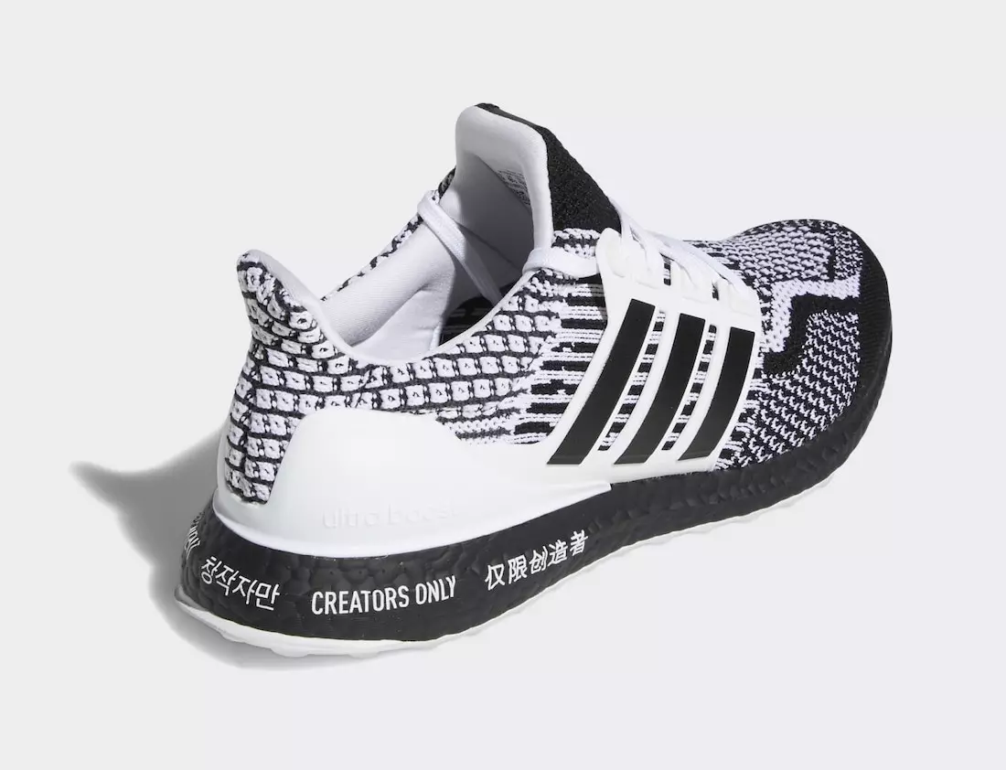 adidas Ultra Boost 5.0 DNA Black White GY1188 Tarikh Tayangan