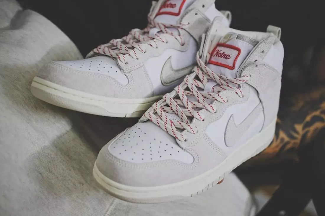 Notre Nike Dunk High Light Orewood Brown White Upplýsingar um útgáfudag