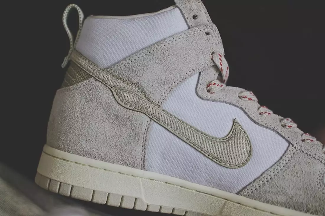 Інформація про дату випуску Notre Nike Dunk High Light Orewood Brown White