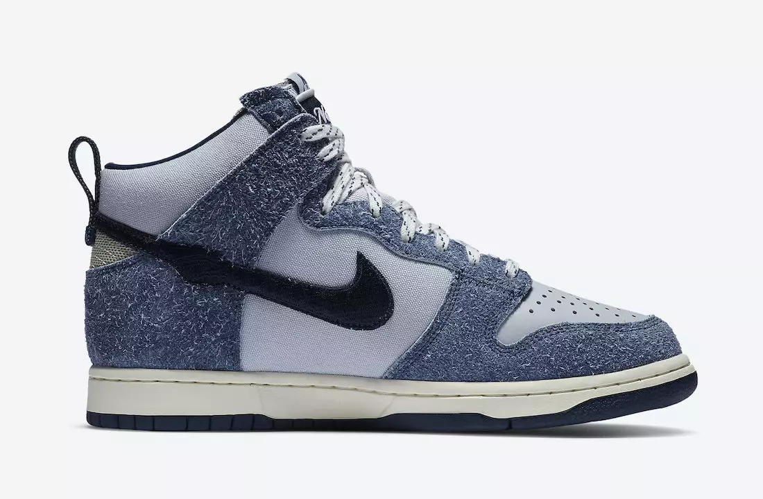 Ngày phát hành Notre Nike Dunk High Midnight Navy CW3092-400