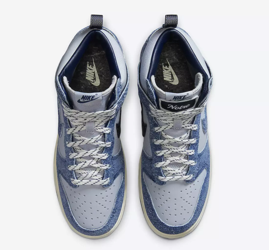 Notre Nike Dunk High Midnight Navy CW3092-400 Data e publikimit