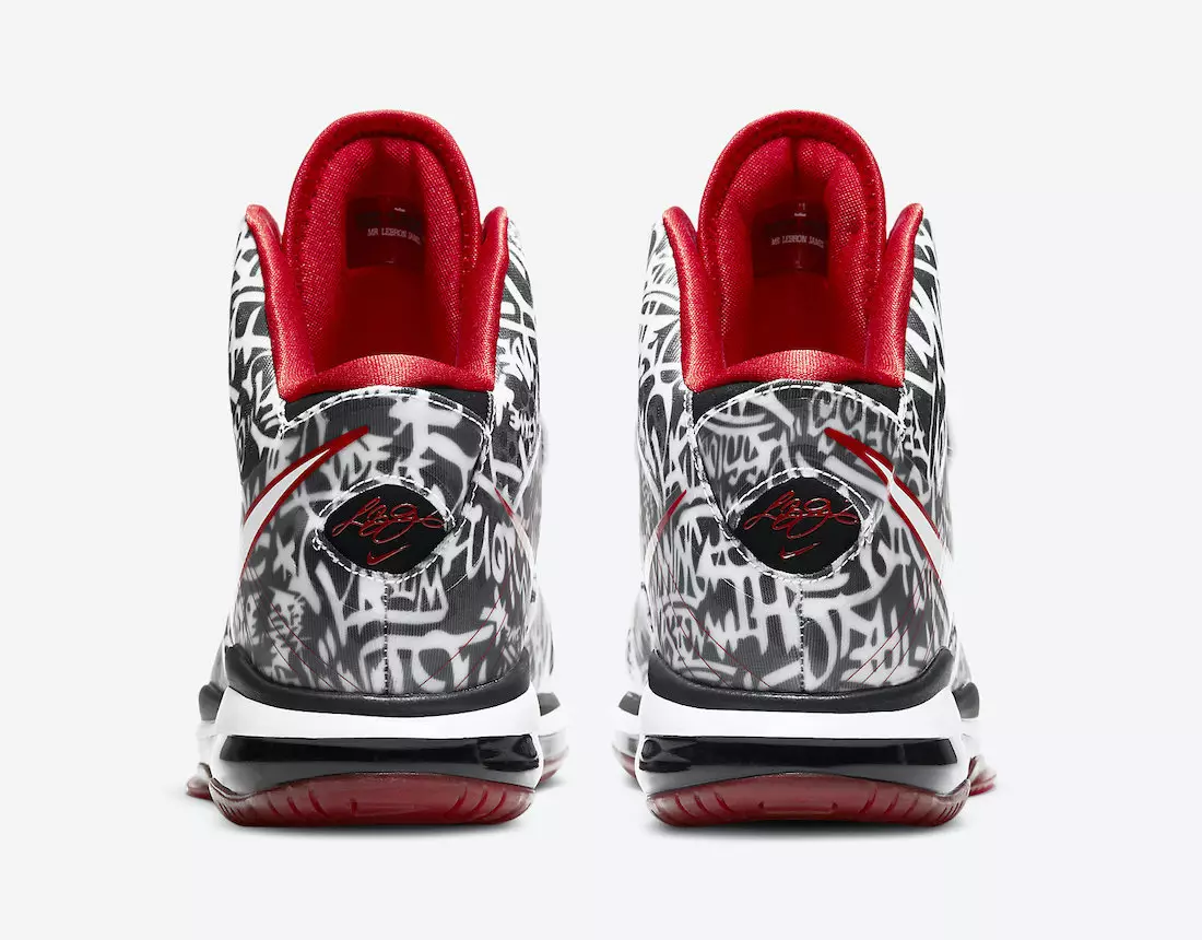 Nike LeBron 8 Graffiti DD8306-001 Dáta Eisiúna