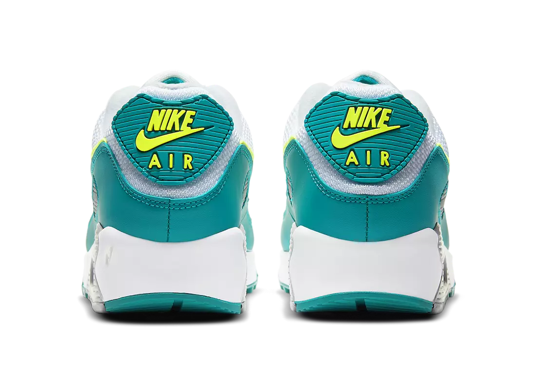 Nike Air Max 90 טענענבוים ליים CZ2908-100 מעלדונג טאָג