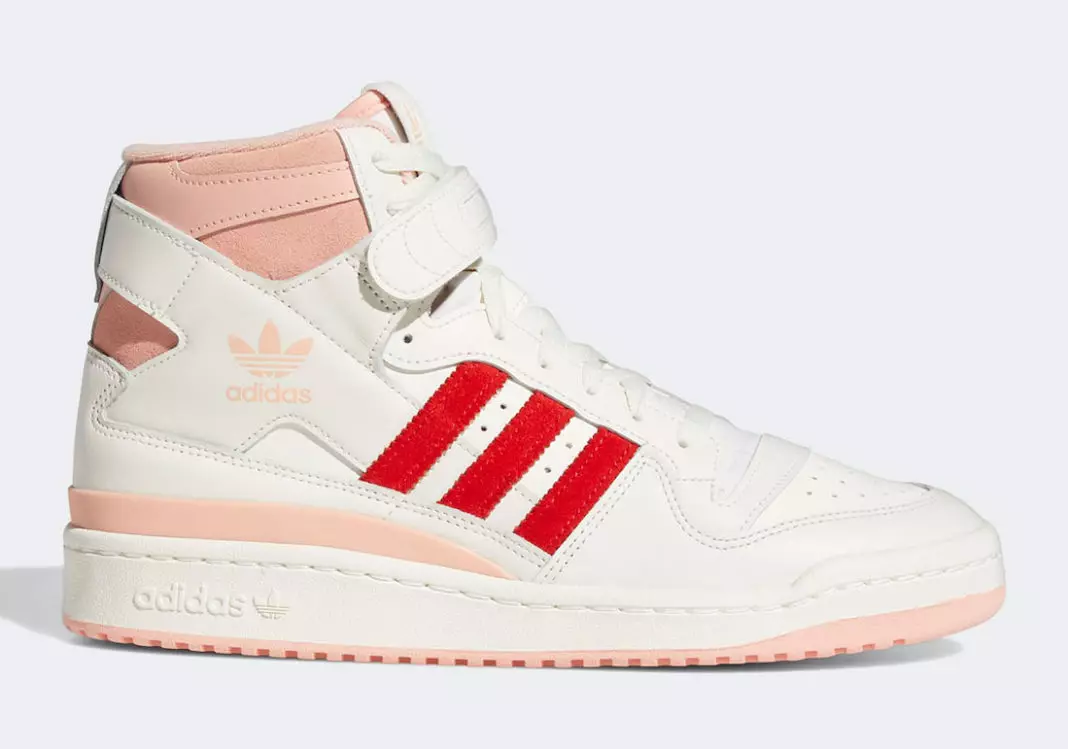 adidas Forum 84 High Off-White Pink Glow Vivid Red H01670 გამოშვების თარიღი