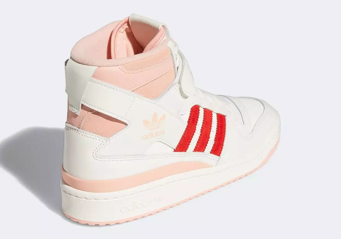 Adidas Forum 84 High Off-White Pink Glow Vivid Red H01670 Julkaisupäivä