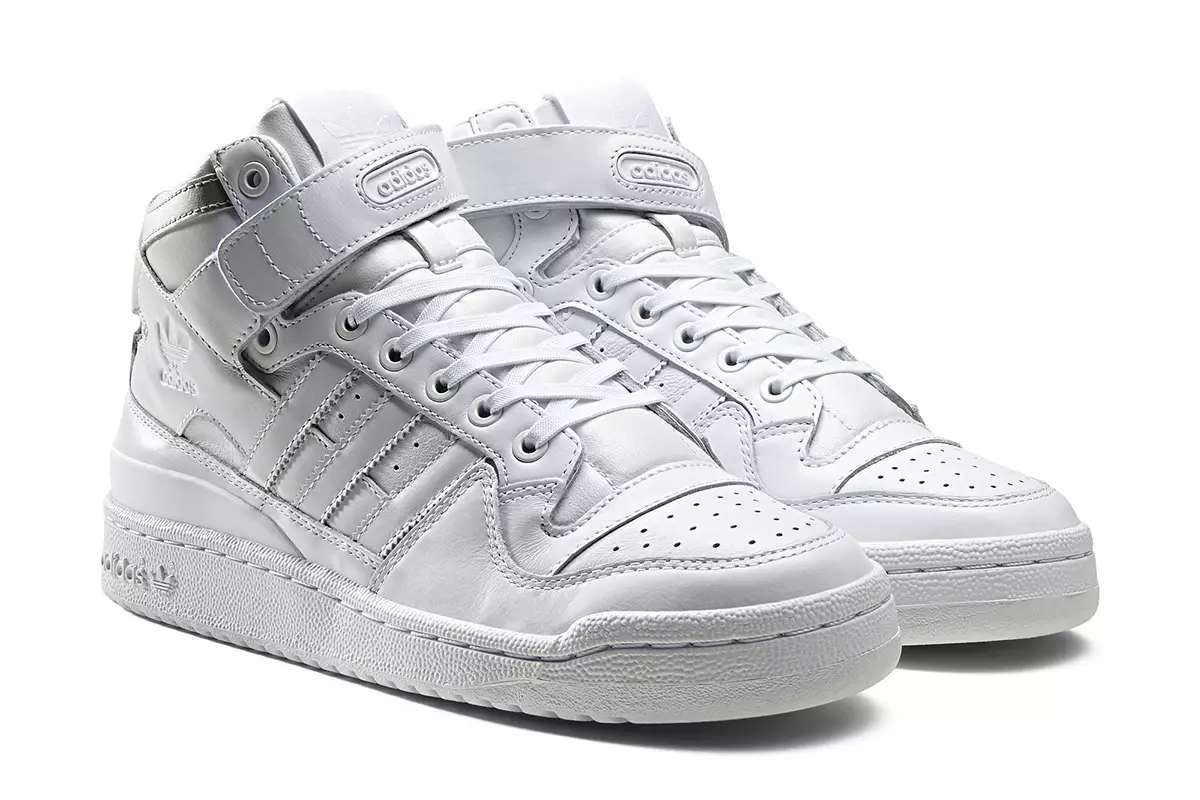 Paquet de plata metàl·lica refinada adidas Forum Mid