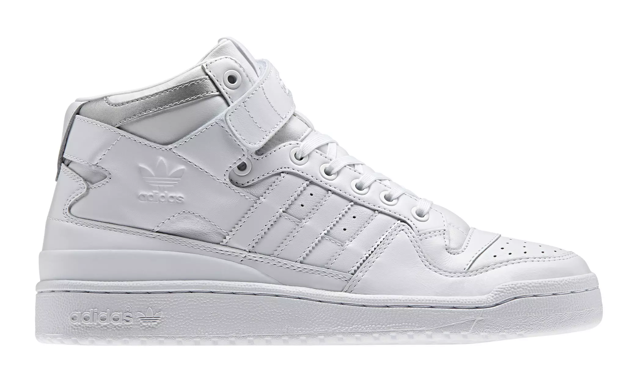 Paquet de plata metàl·lica refinada adidas Forum Mid