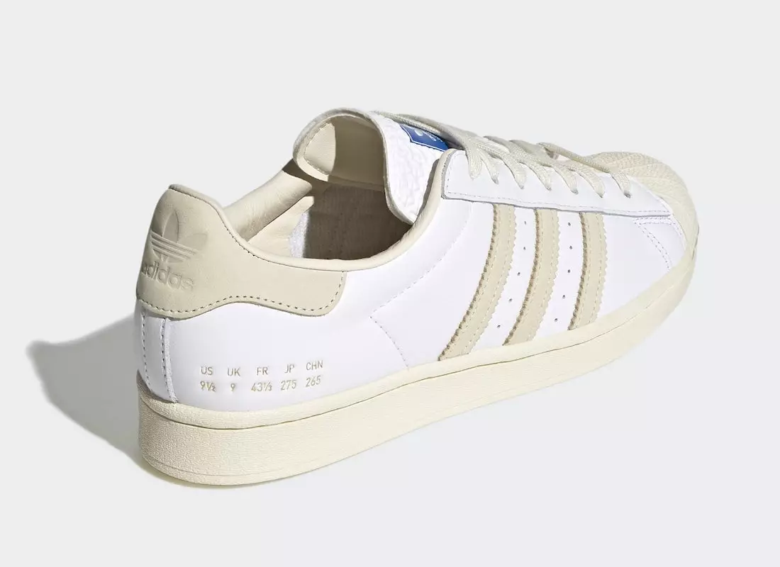 Ngày phát hành adidas Superstar White Cream H05361