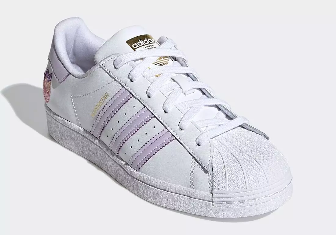 adidas Superstar Cloud White Purple Tint WMNS GZ8143 תאריך שחרור