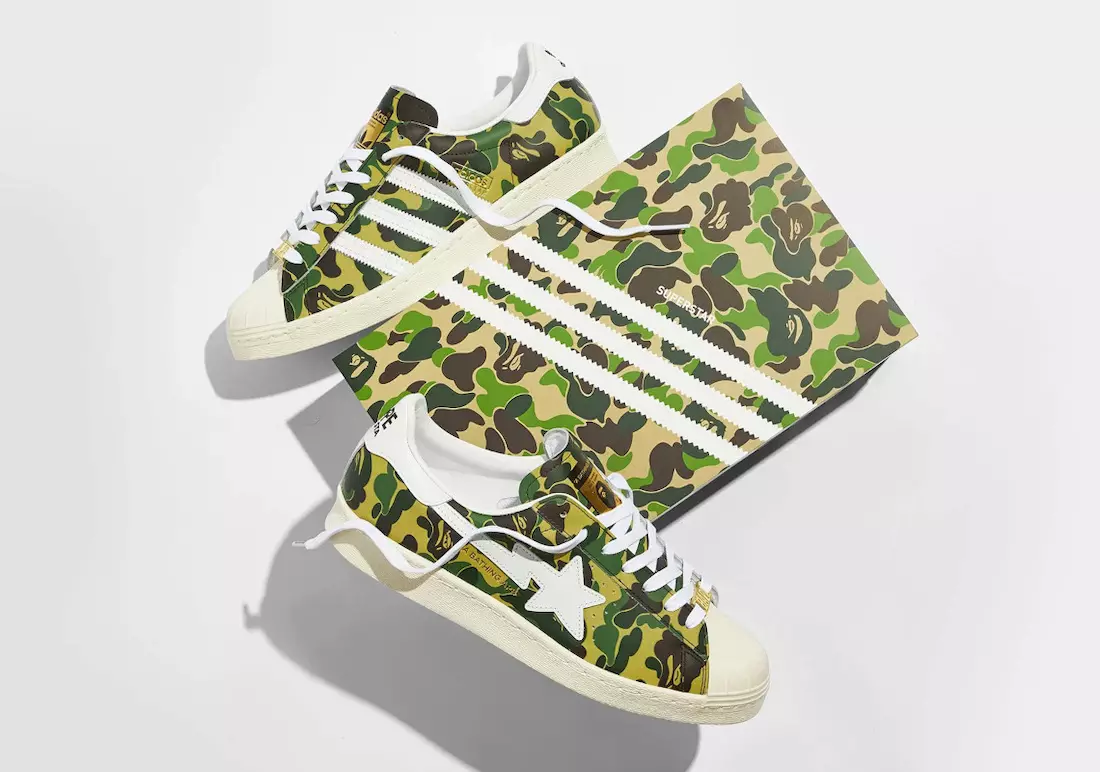 BAPE adidas Superstar Camo GZ8981 Datum izlaska